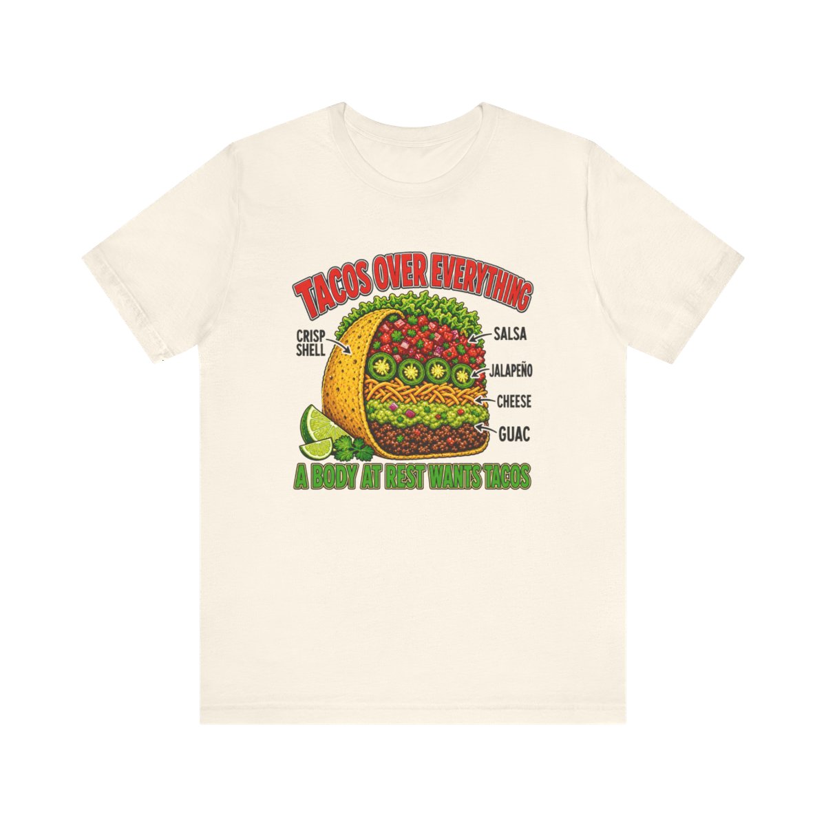 Taco Tuesday T-Shirt — Tacos Over Everything — t-shirt design