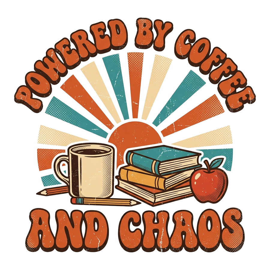 POWERED BY COFFEE AND CHAOS