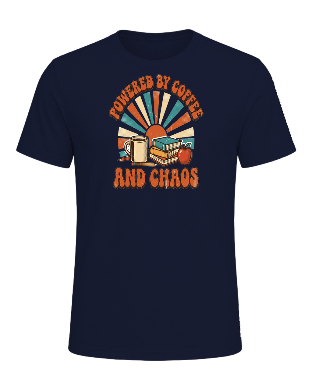 POWERED BY COFFEE AND CHAOS — Navy