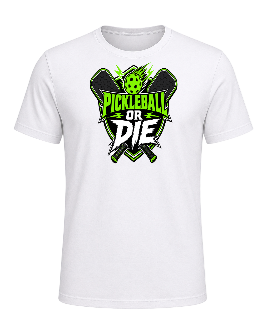 Pickleball Player — White
