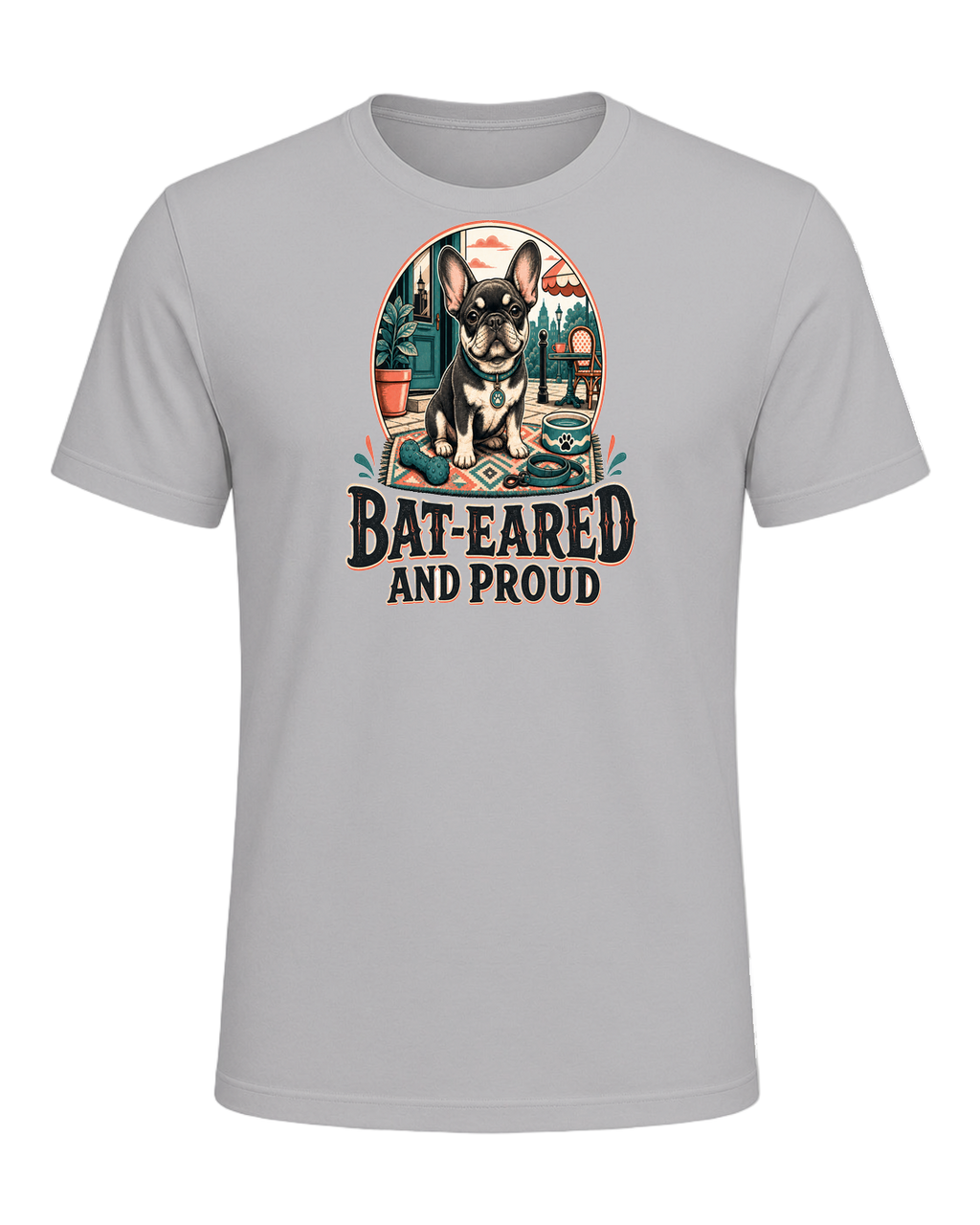BAT-EARED AND PROUD — Athletic Heather