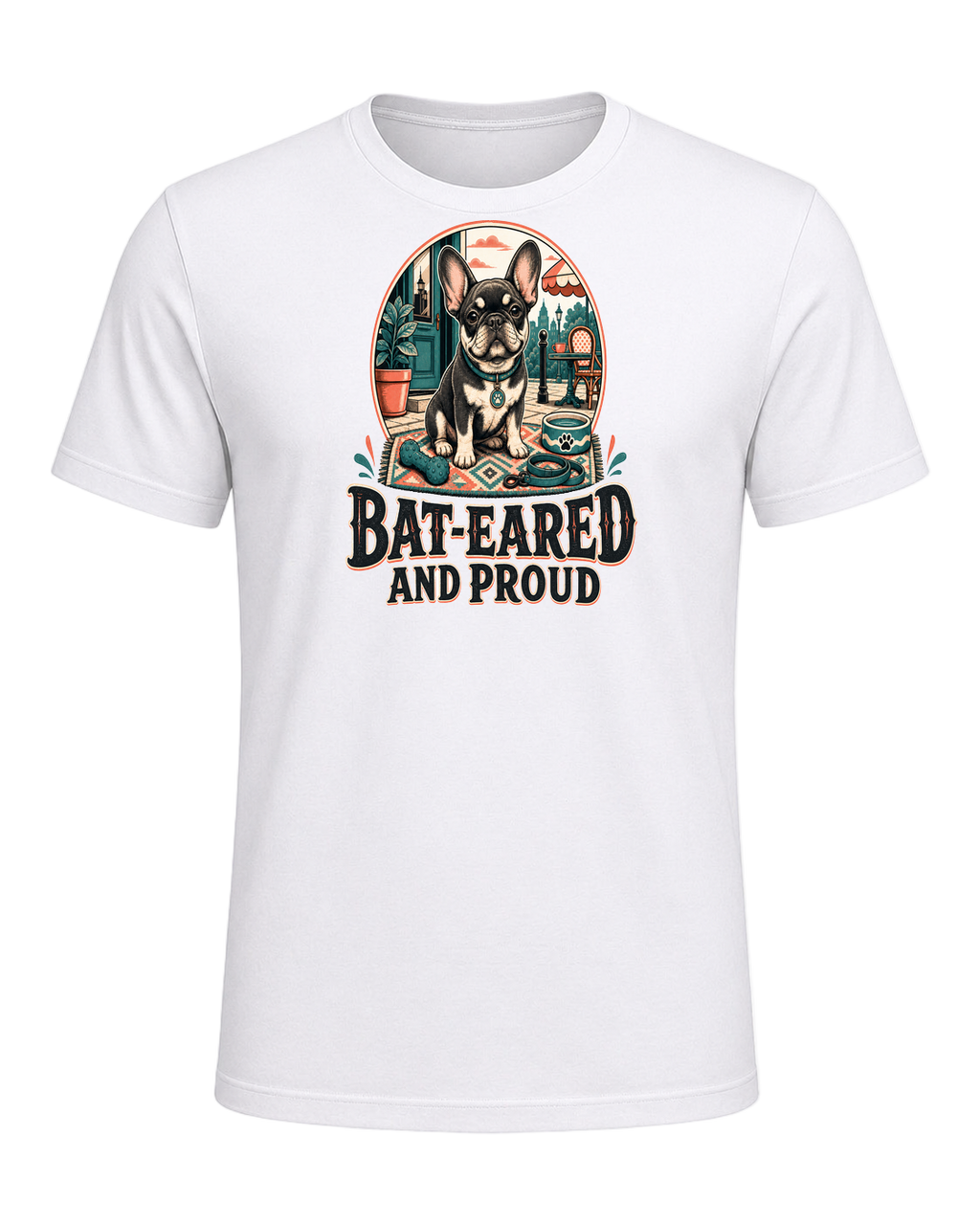BAT-EARED AND PROUD — White