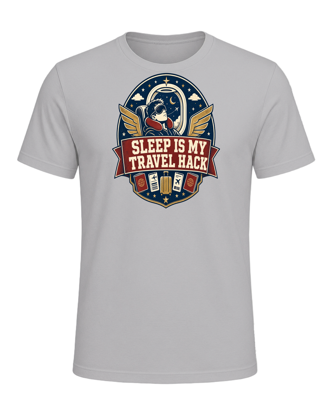 SLEEP IS MY TRAVEL HACK — Athletic Heather