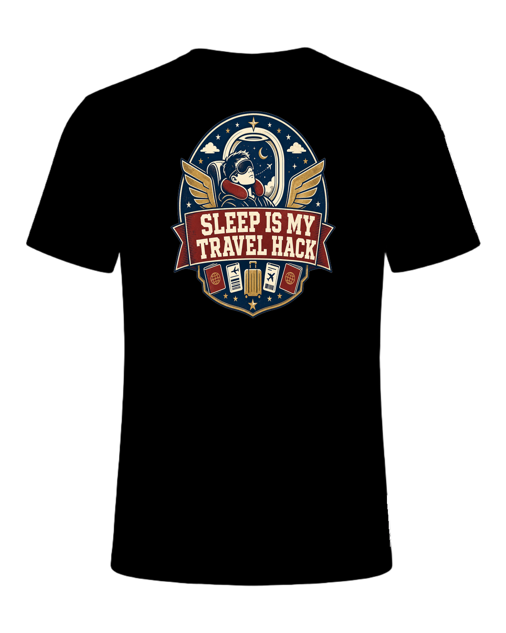 SLEEP IS MY TRAVEL HACK — Black