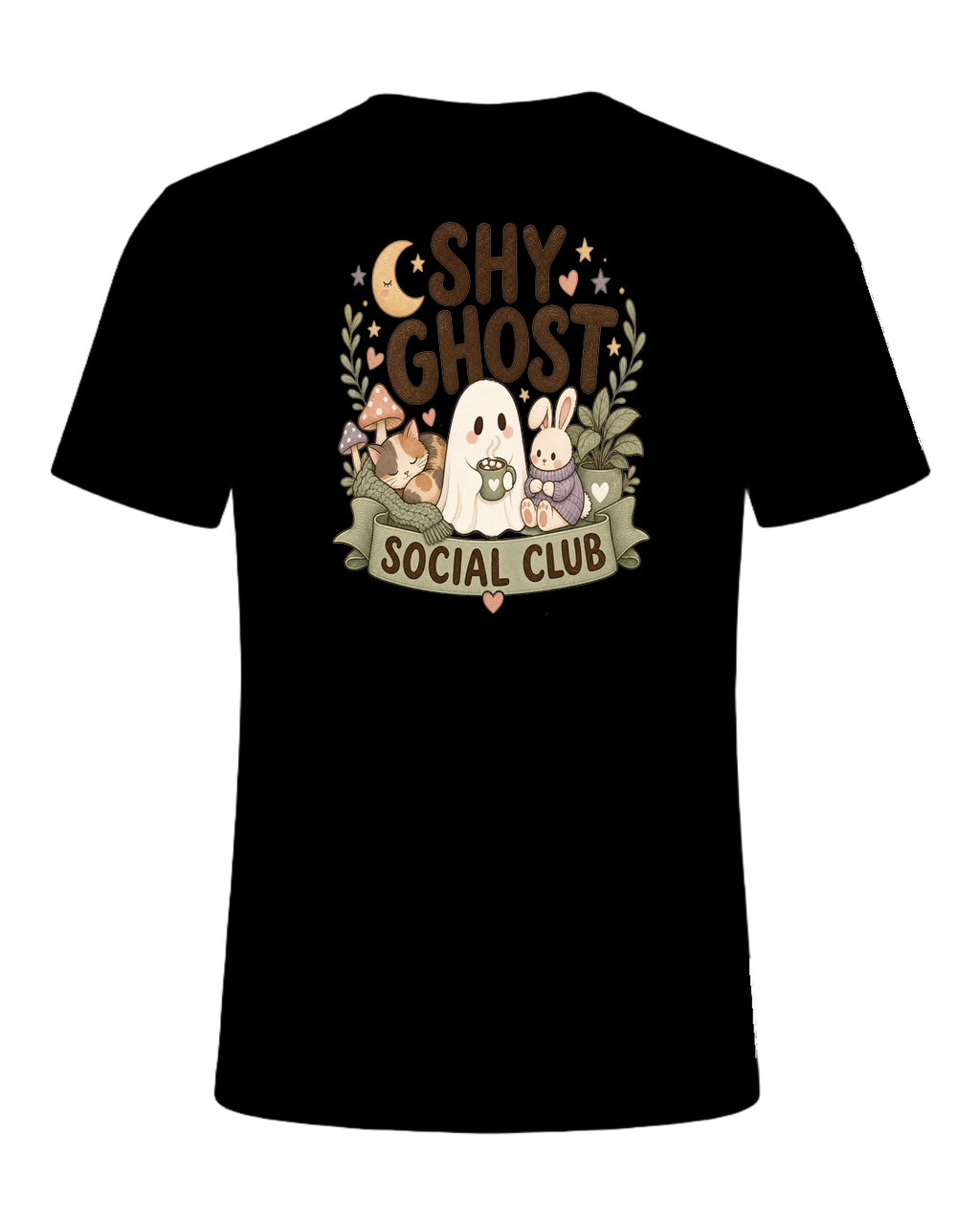 SHY GHOST SOCIAL CLUB — Black