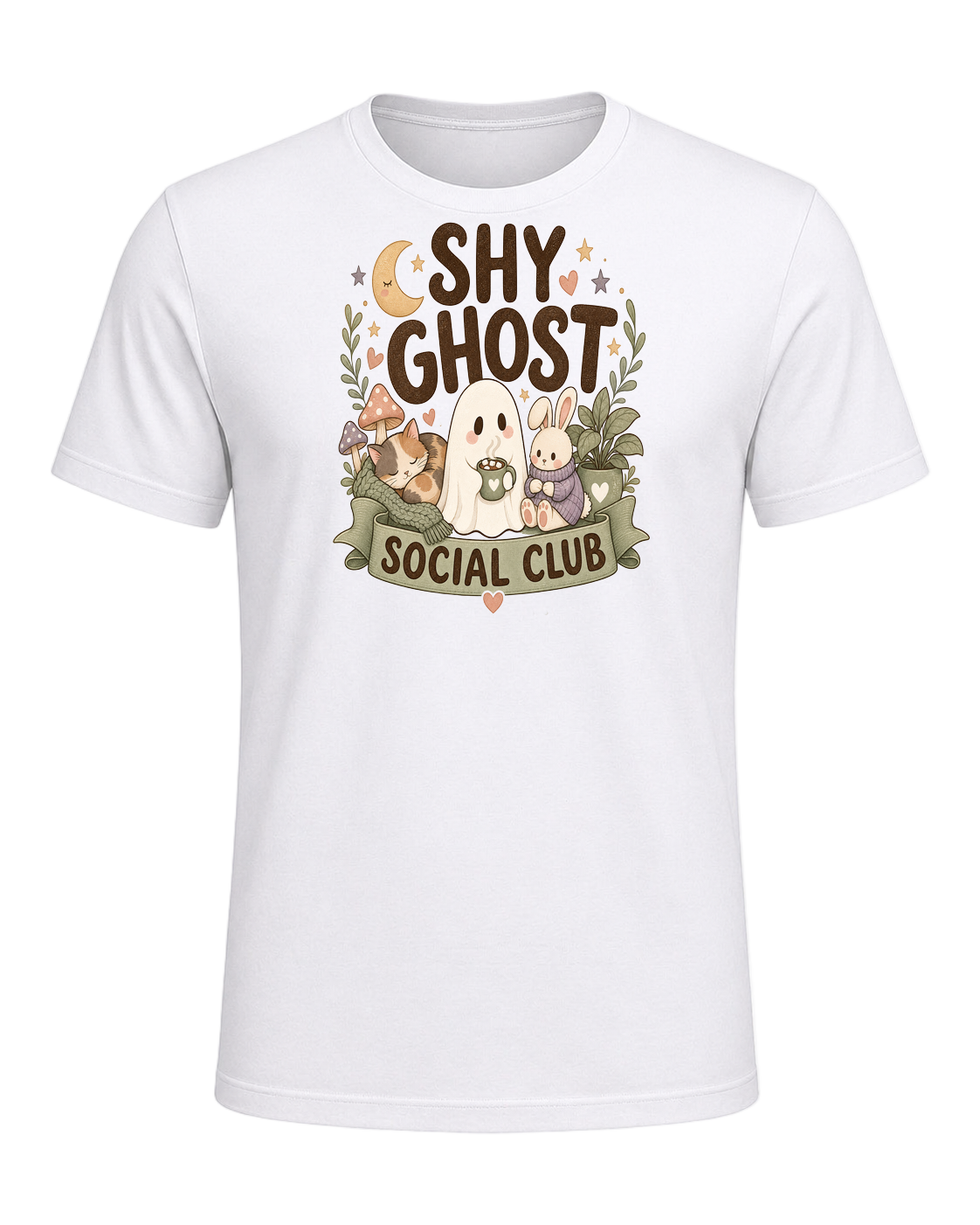 SHY GHOST SOCIAL CLUB — White