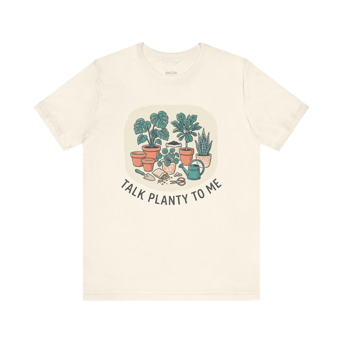 Funny Plant Gift T-Shirt — Talk Planty to Me — plants t-shirt design