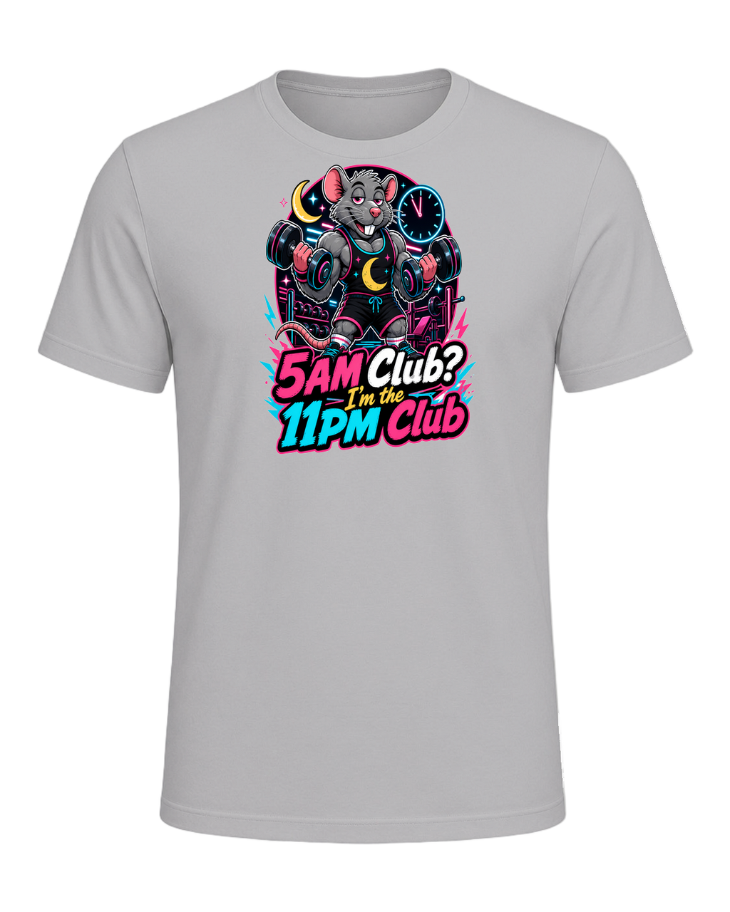 Gym Rat Night Owl — Athletic Heather