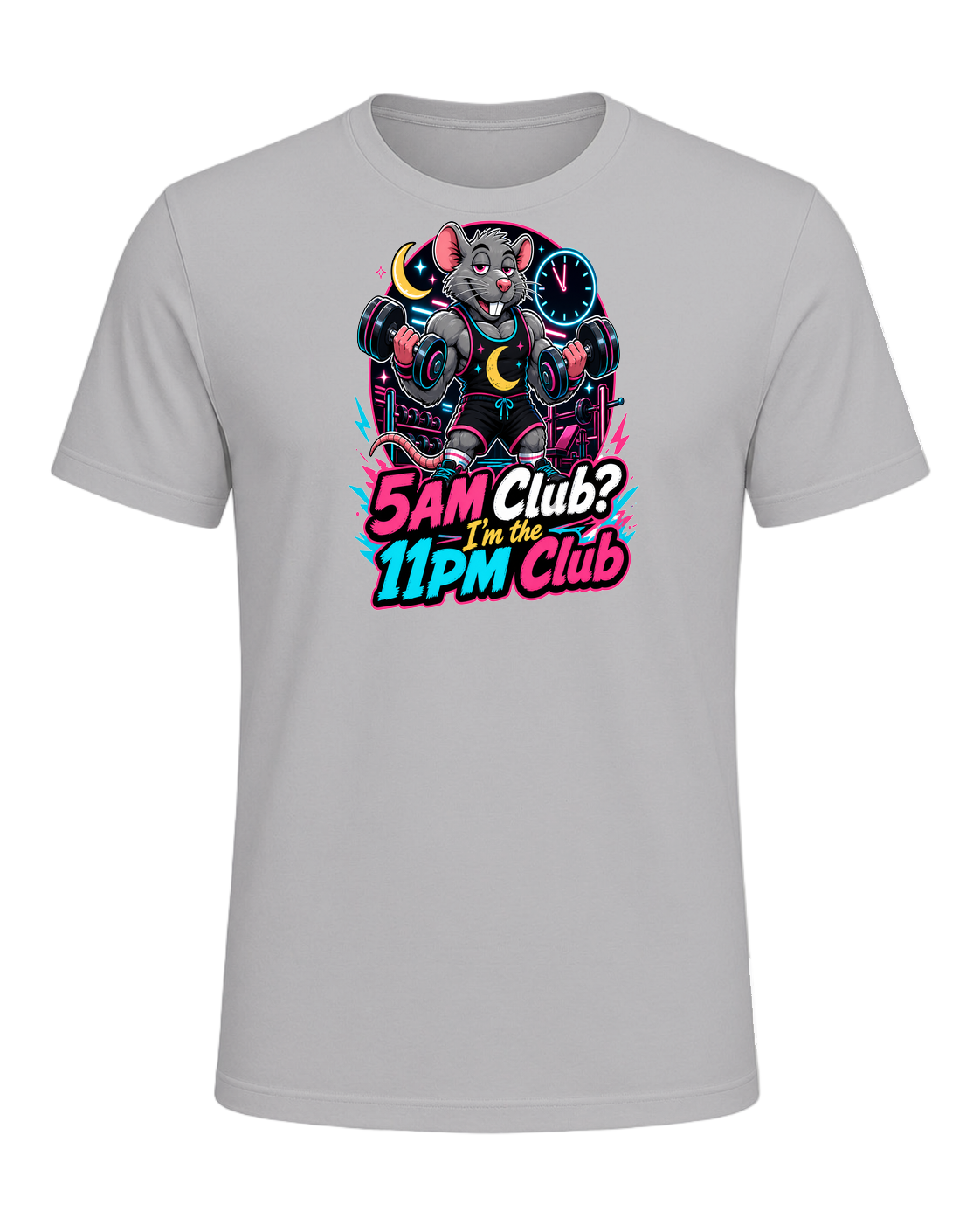 Gym Rat Night Owl — Athletic Heather