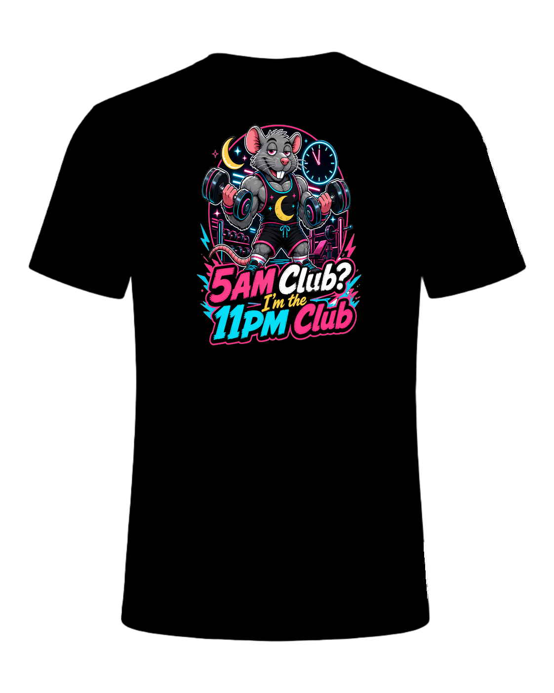 Gym Rat Night Owl — Black