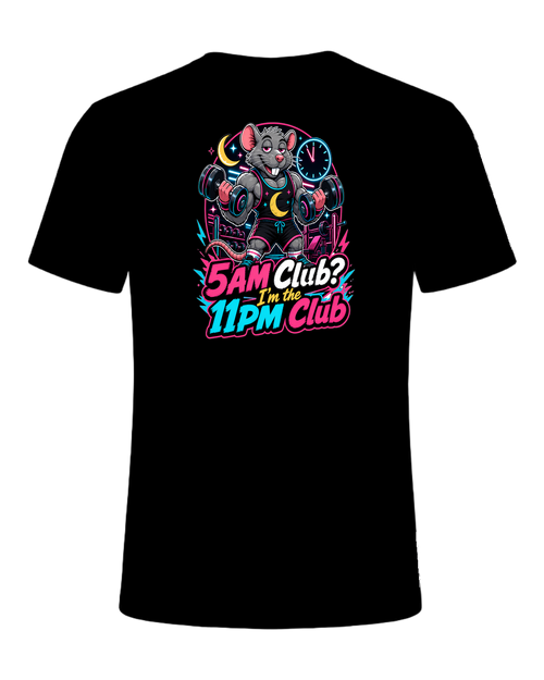 Gym Rat Night Owl — Black