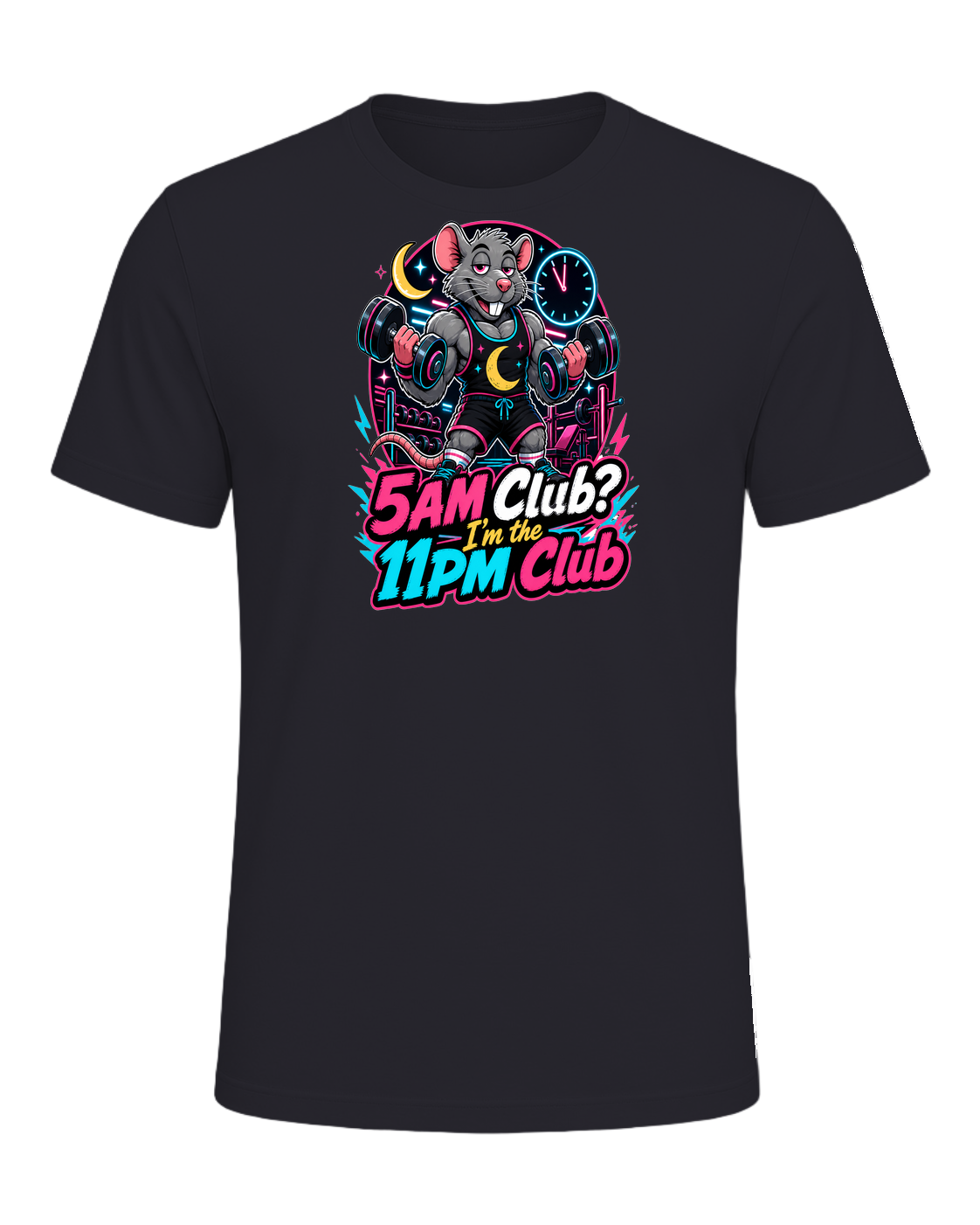 Gym Rat Night Owl — Dark Grey
