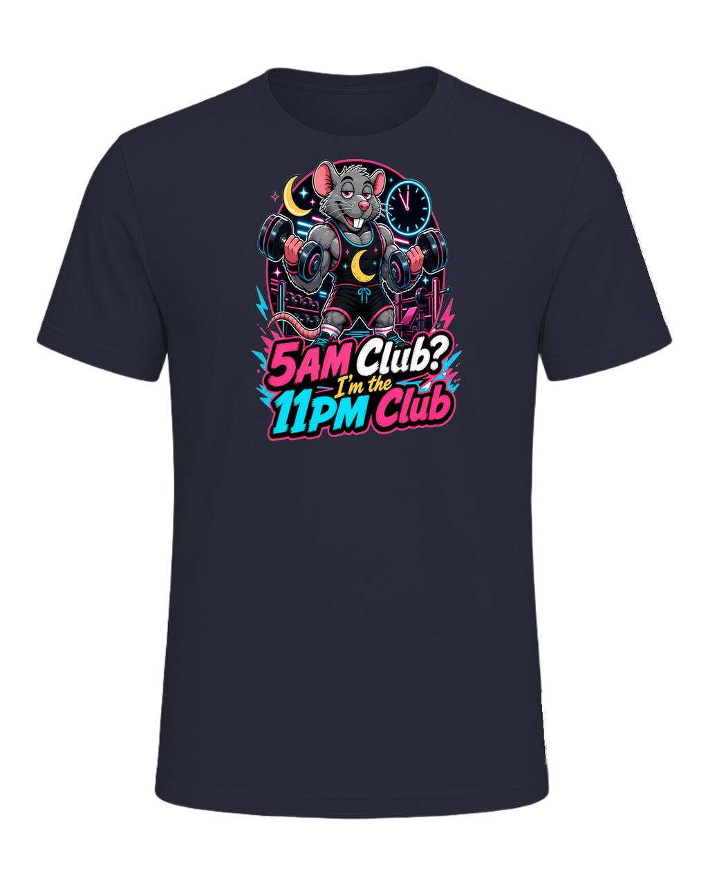 Gym Rat Night Owl — Heather Navy