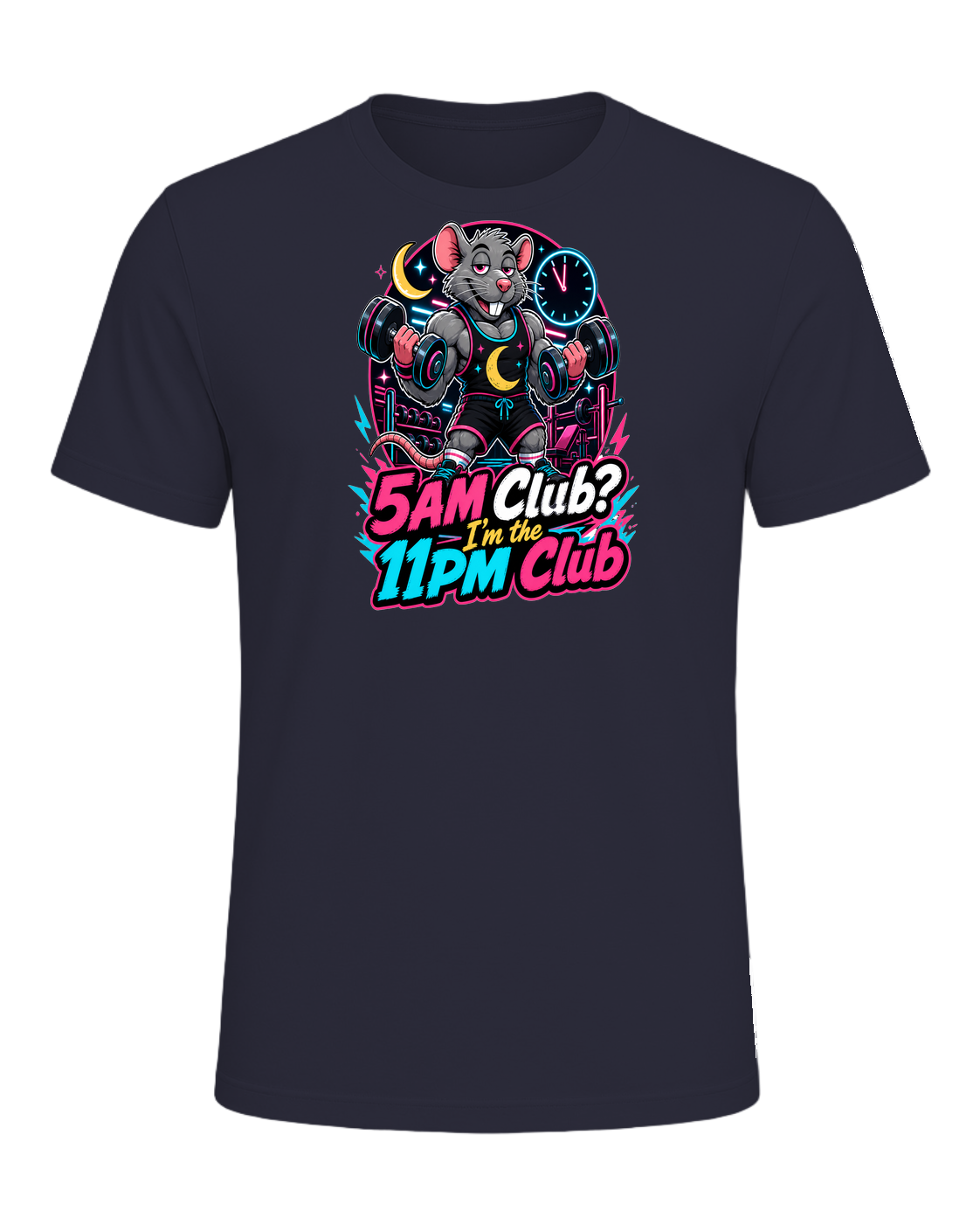 Gym Rat Night Owl — Heather Navy