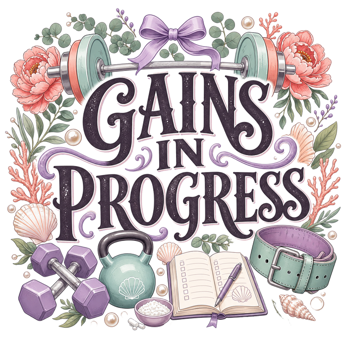 GAINS IN PROGRESS - Soft Pastel Tee