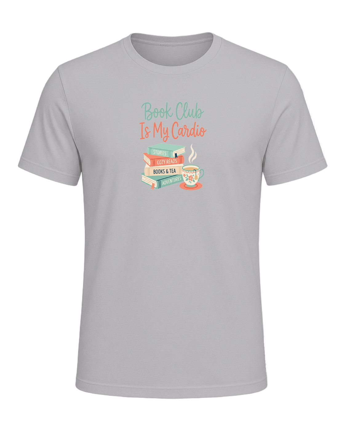 Book Club Is My Cardio — Athletic Heather