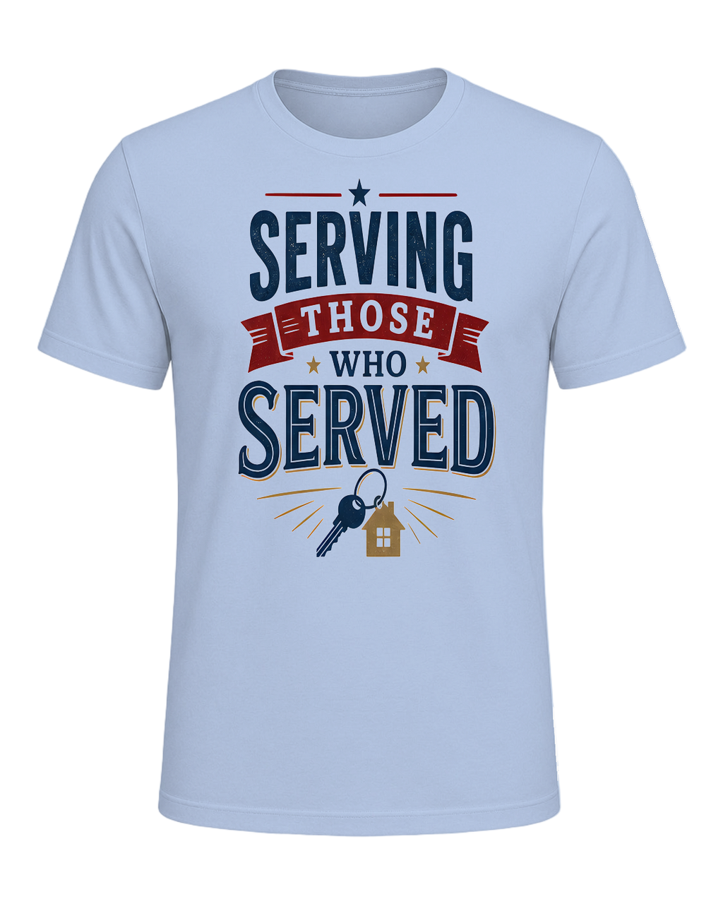 SERVING THOSE WHO SERVED — Baby Blue