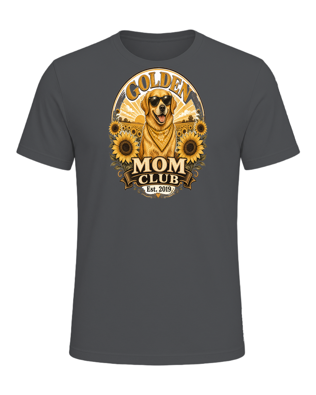 Golden Retriever Mom — Asphalt