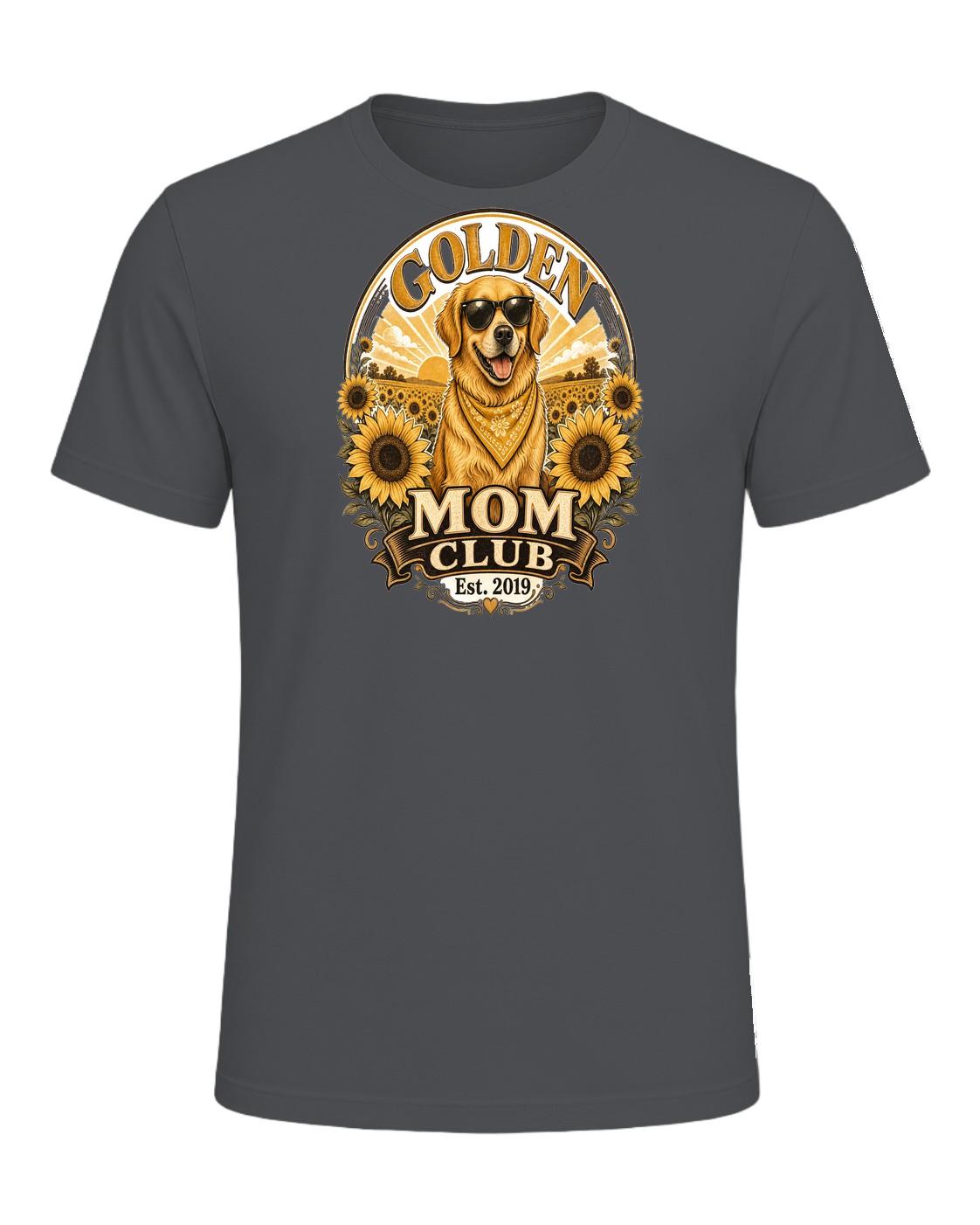 Golden Retriever Mom — Asphalt