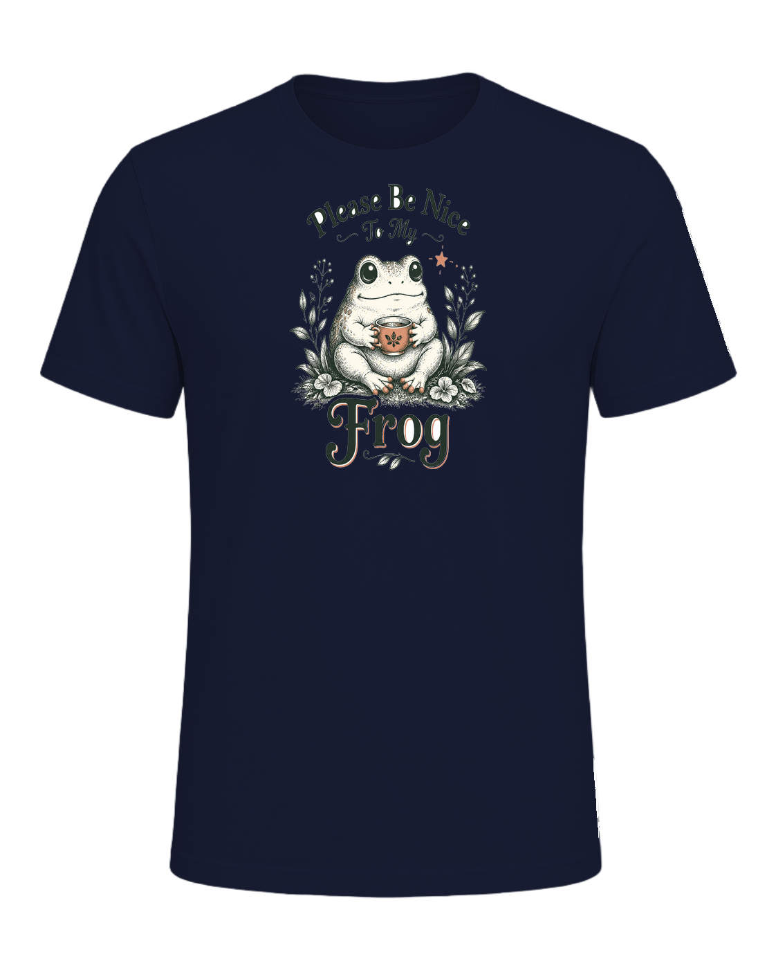 Please Be Nice To My Frog — Navy