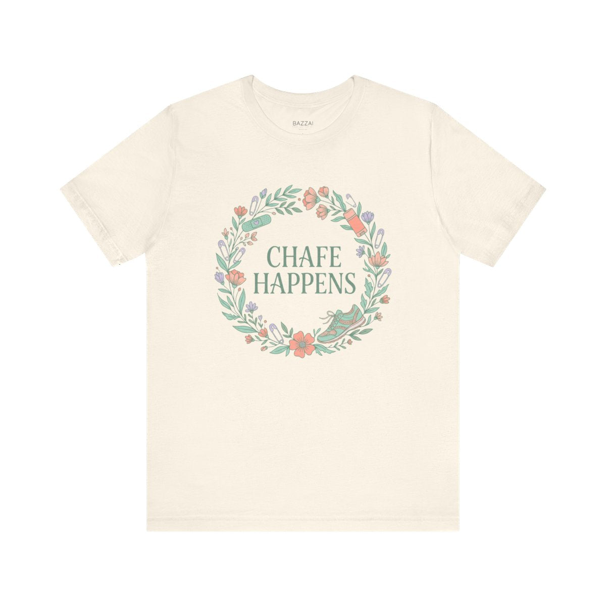 Funny Running T-Shirt — Chafe Happens — running t-shirt design