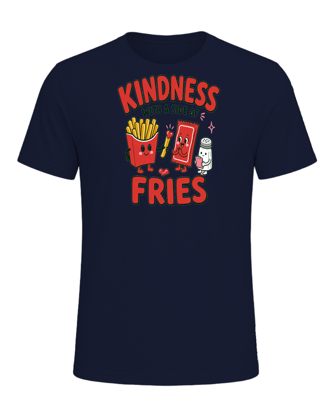 KINDNESS WITH A SIDE OF FRIES — Navy