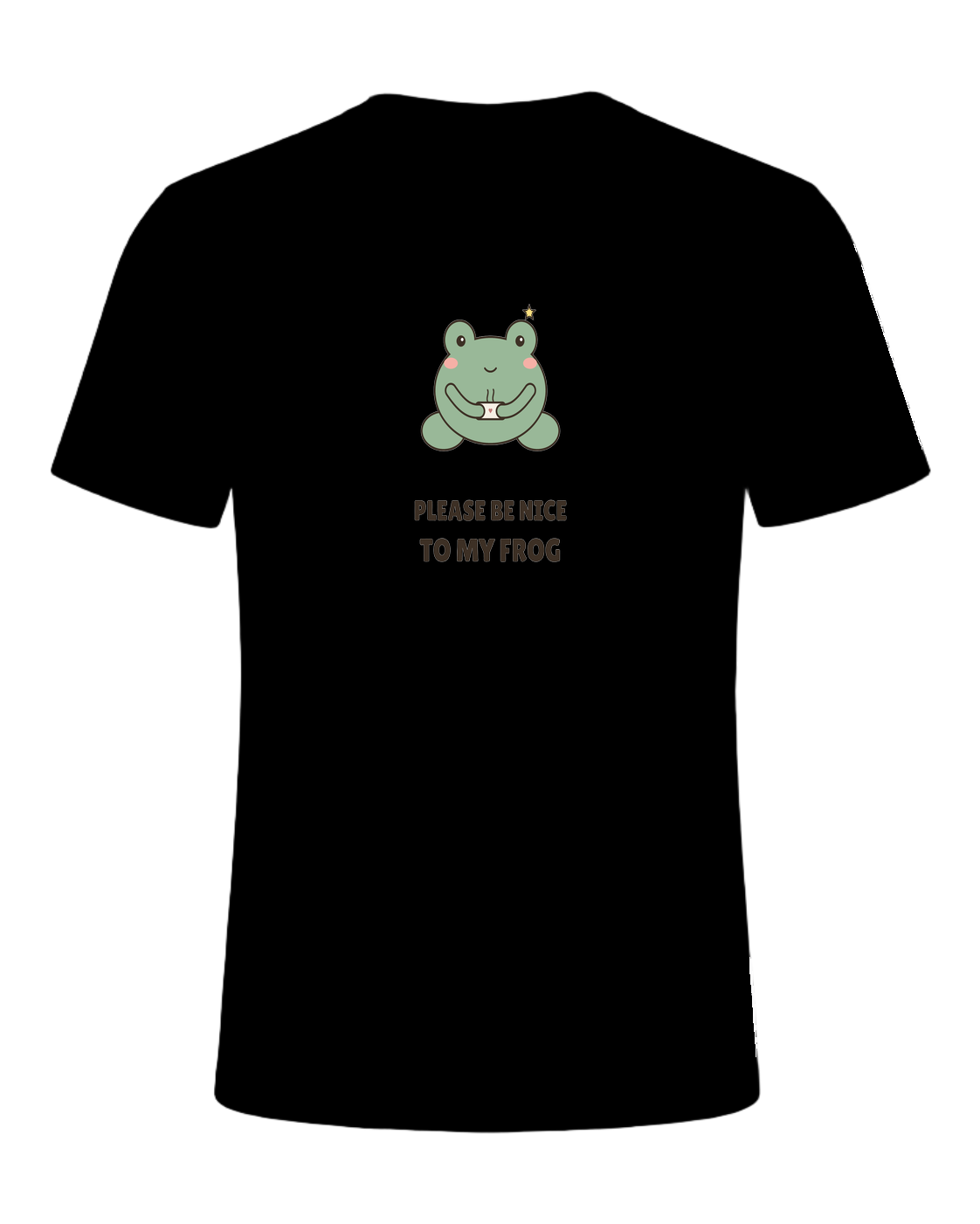Please Be Nice To My Frog — Black