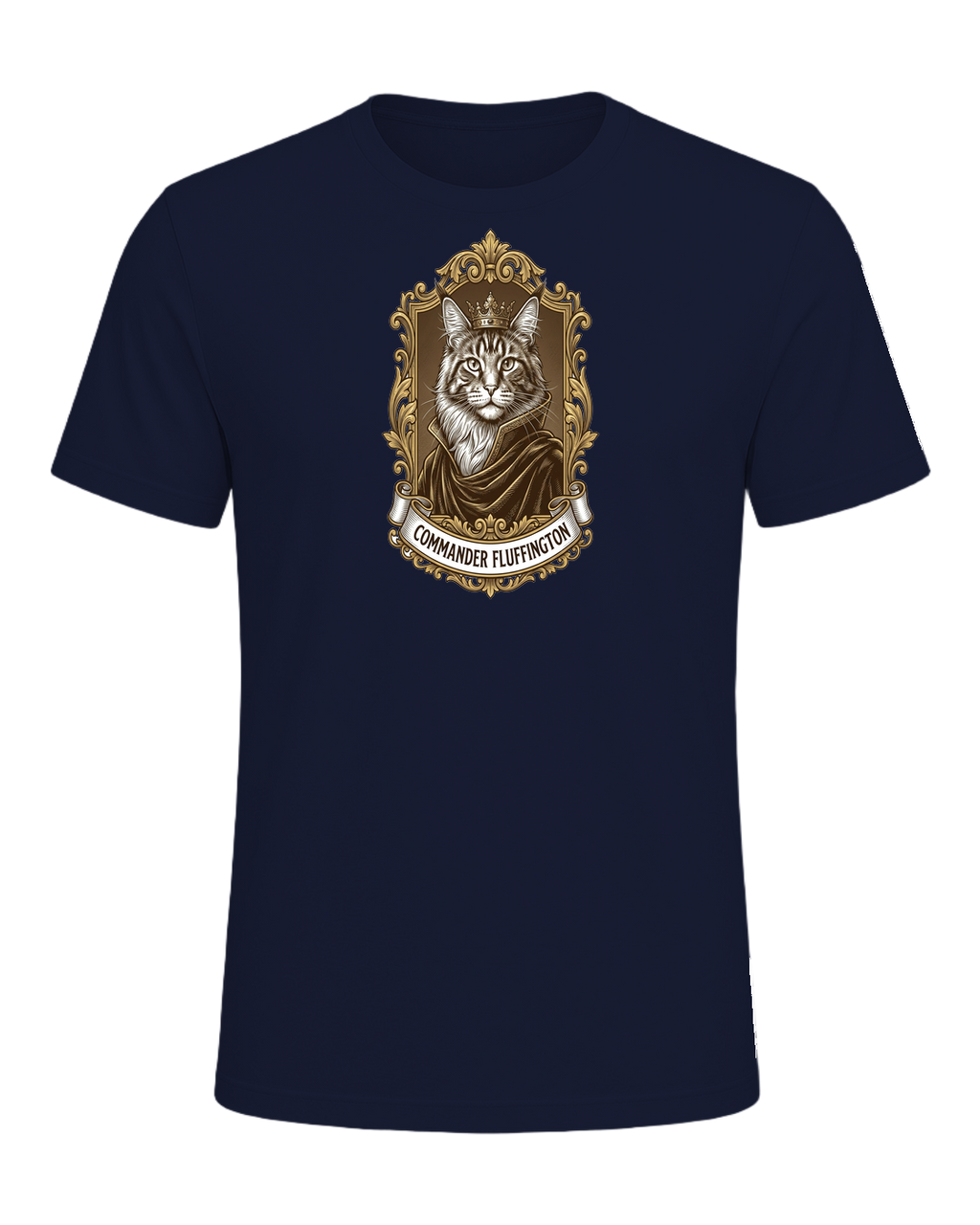 Maine Coon Royalty — Navy