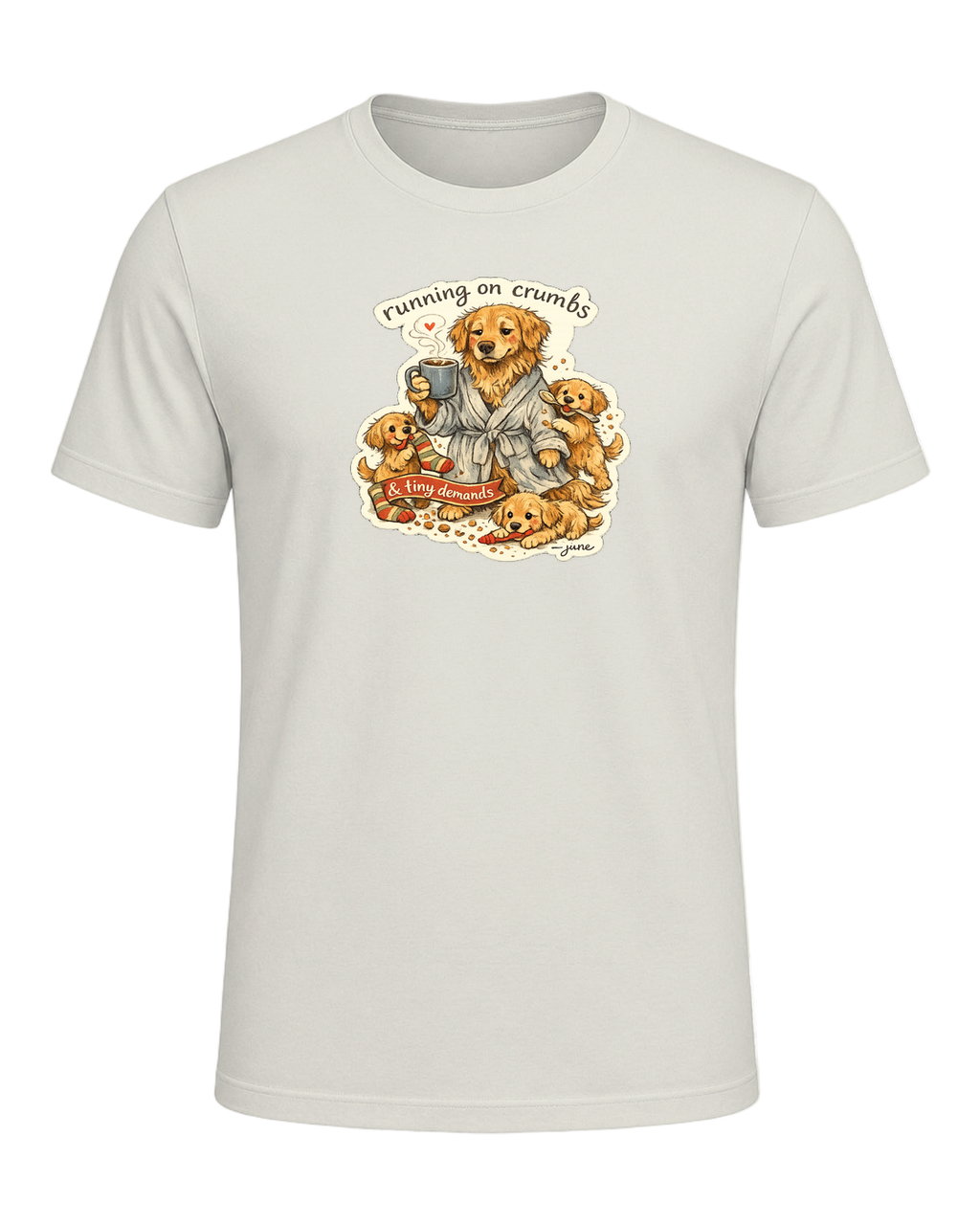 Running On Crumbs & Tiny Demands Tee — Citron