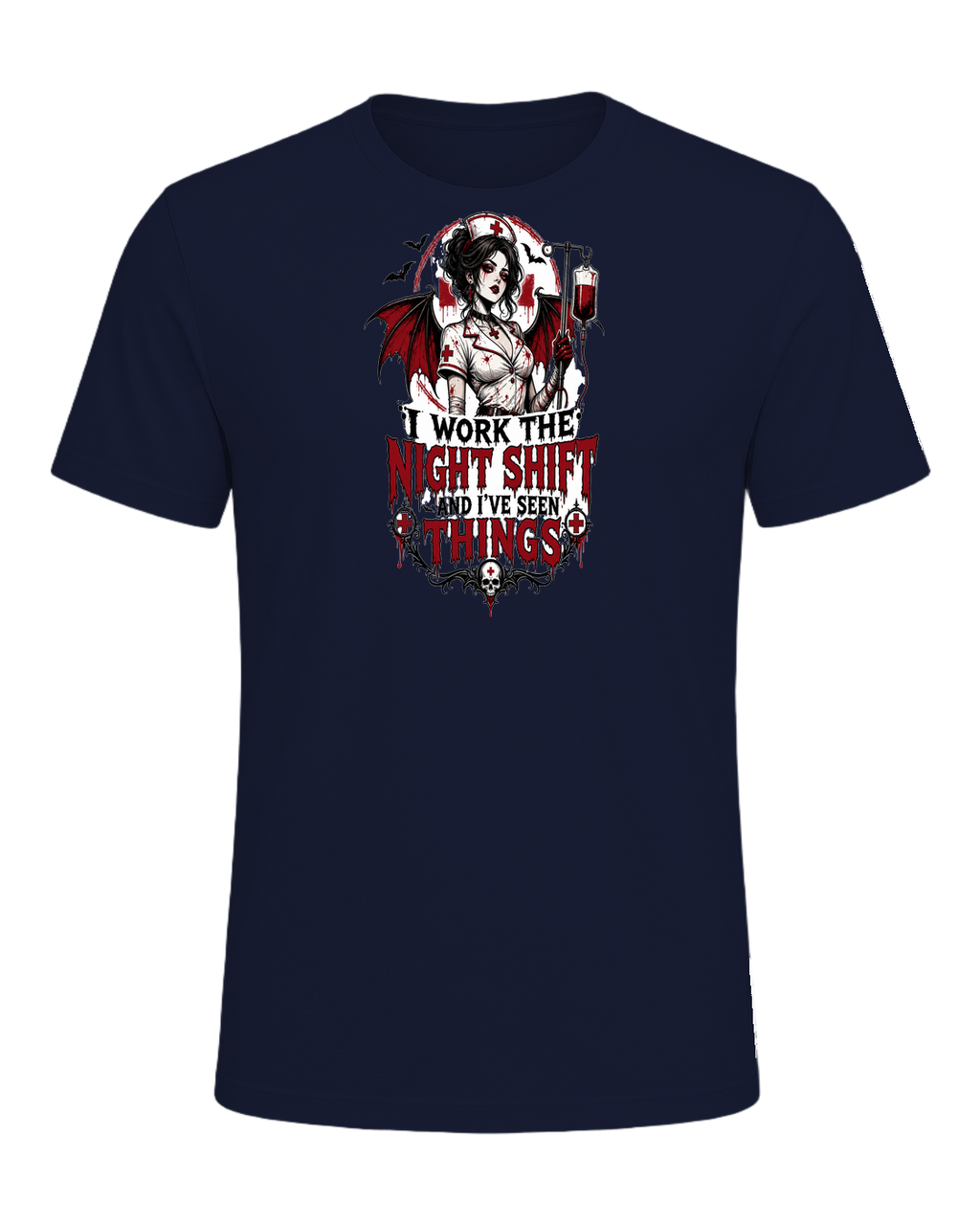 Nurse Night Shift Spooky — Navy