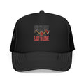 Funny Firefighter Hat — First Due, Last to Leave — hat design