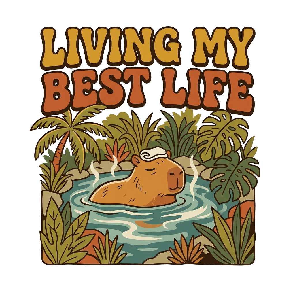 Capybara Chill Vibes