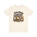 Funny Chicken T-Shirt — Free-Range and Feral — backyard chicken t-shirt design