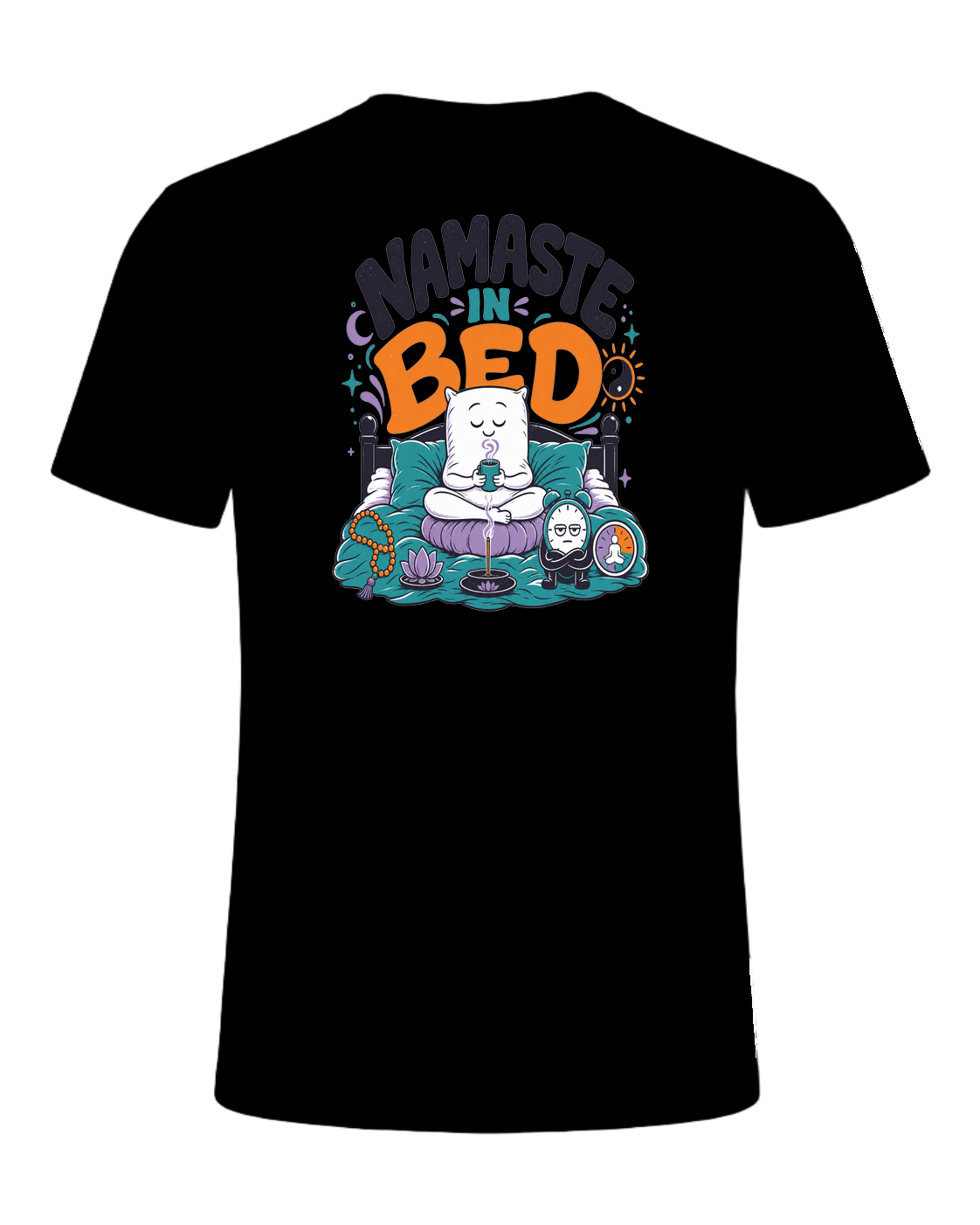 NAMASTE IN BED — Black