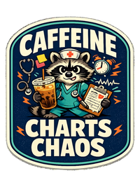 Nurse Gift T-Shirt — Caffeine Charts Chaos