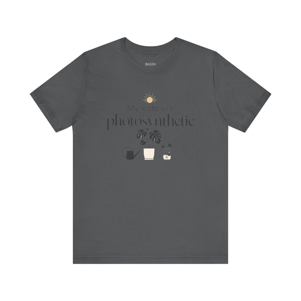 Plant Parent T-Shirt — My Kids Are Photosynthetic — plant mom t-shirt design