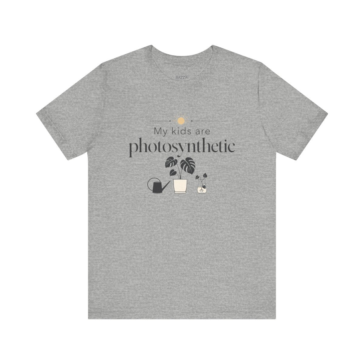 Plant Parent T-Shirt — My Kids Are Photosynthetic — plant mom t-shirt design