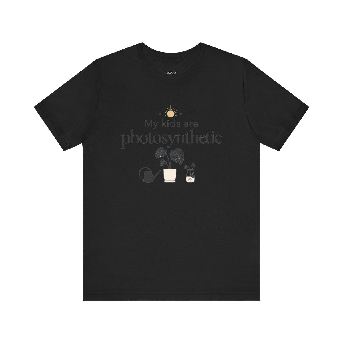 Plant Parent T-Shirt — My Kids Are Photosynthetic — plant mom t-shirt design