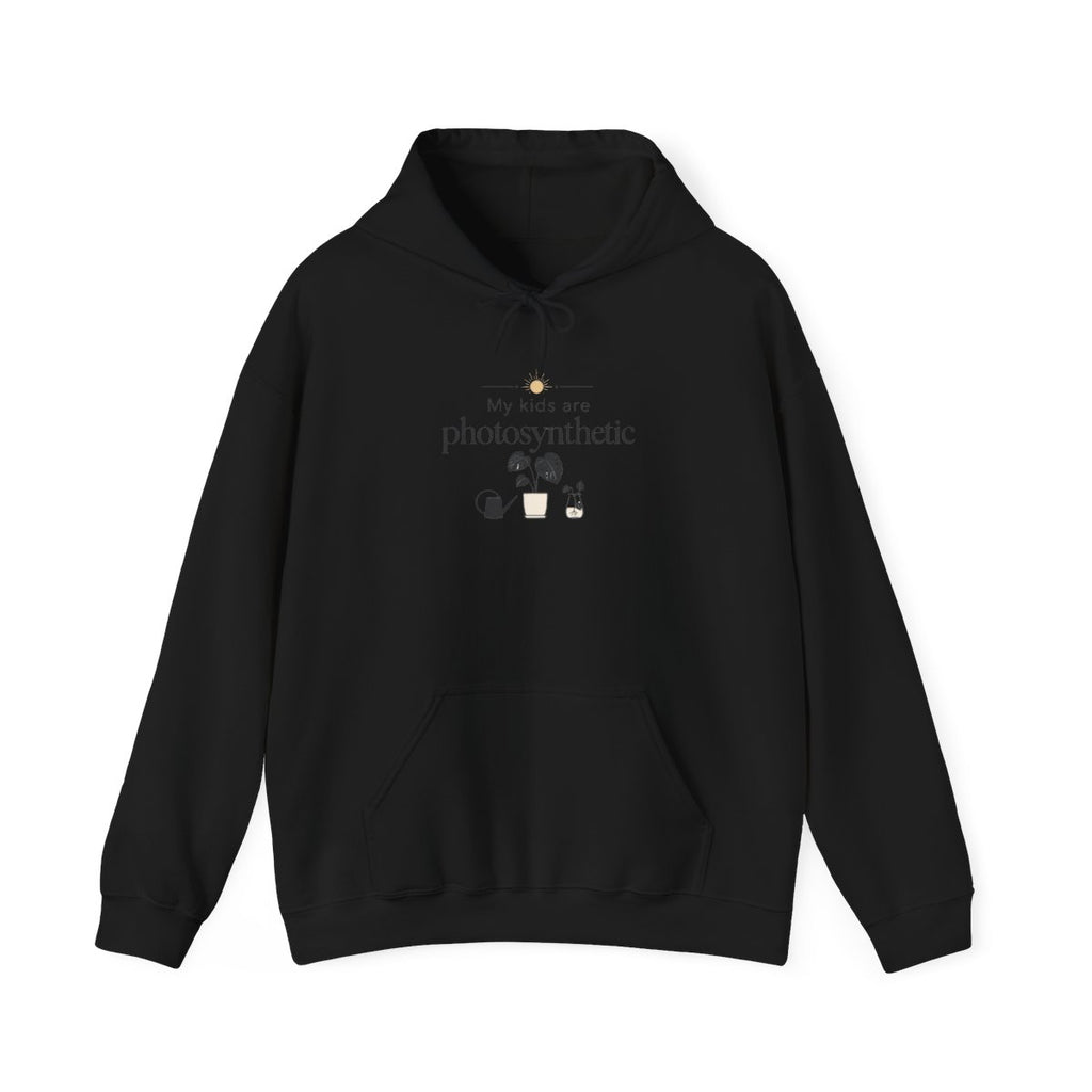Plant Parent Hoodie — My Kids Are Photosynthetic — plant mom hoodie design