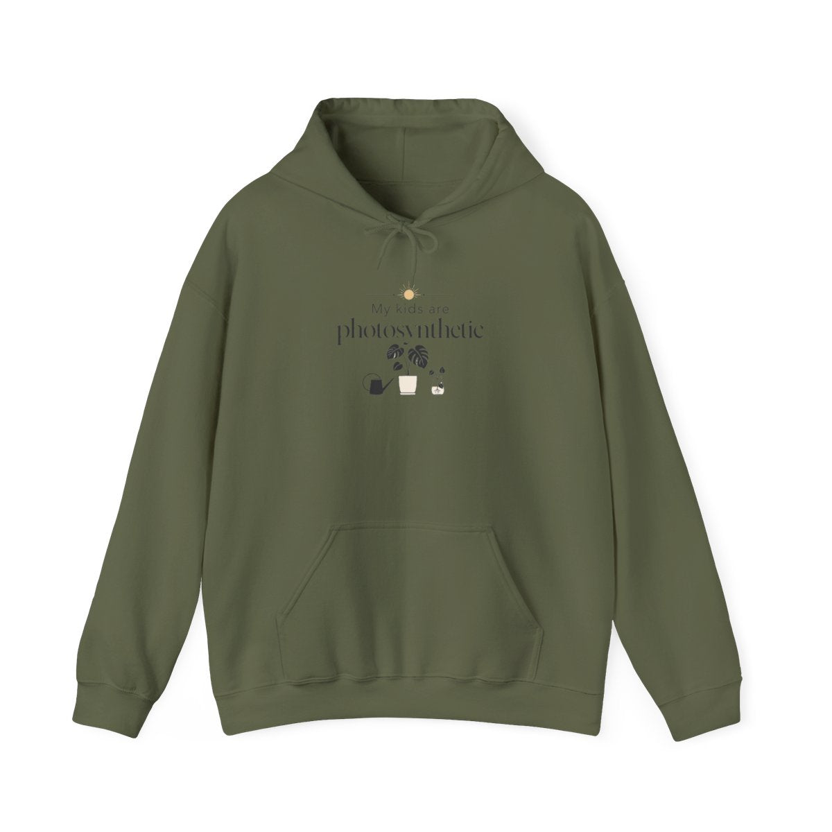 Plant Parent Hoodie — My Kids Are Photosynthetic — plant mom hoodie design