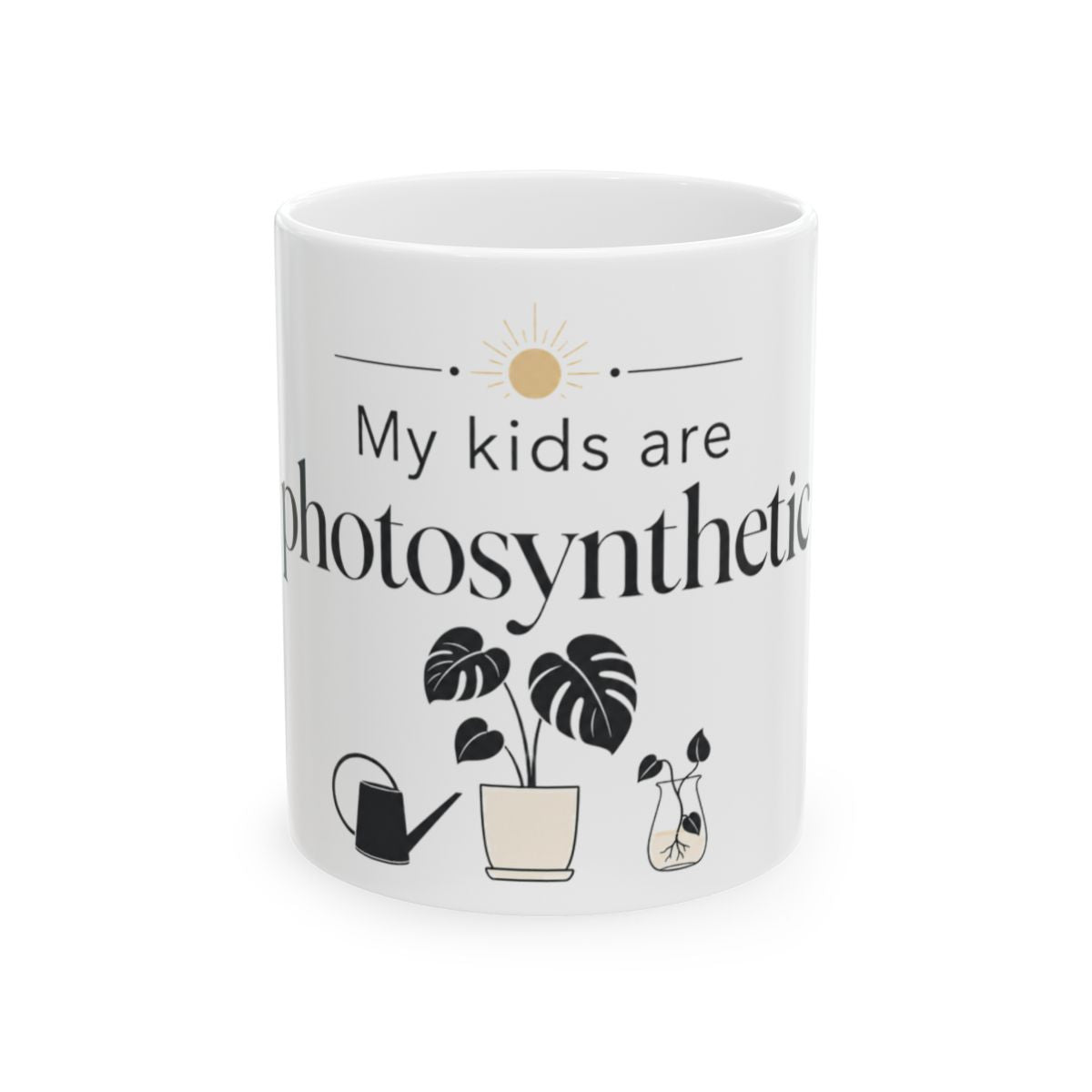 My kids are photosynthetic Mug