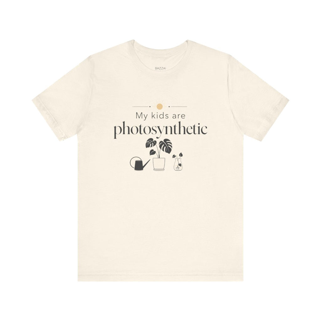 Plant Parent T-Shirt — My Kids Are Photosynthetic — plant mom t-shirt design