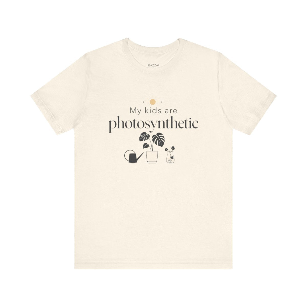 Plant Parent T-Shirt — My Kids Are Photosynthetic — plant mom t-shirt design