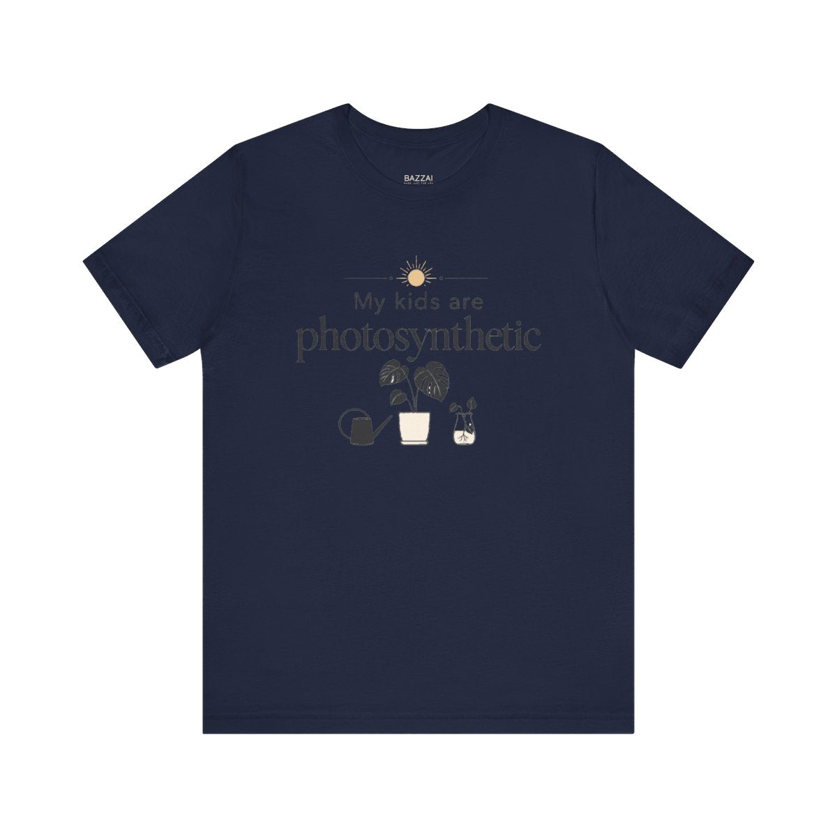 Plant Parent T-Shirt — My Kids Are Photosynthetic — plant mom t-shirt design