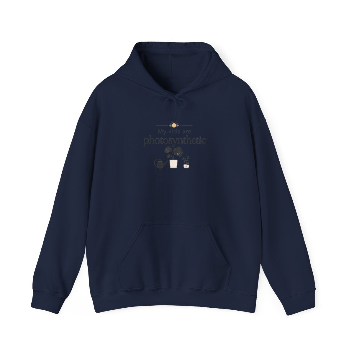 Plant Parent Hoodie — My Kids Are Photosynthetic — plant mom hoodie design
