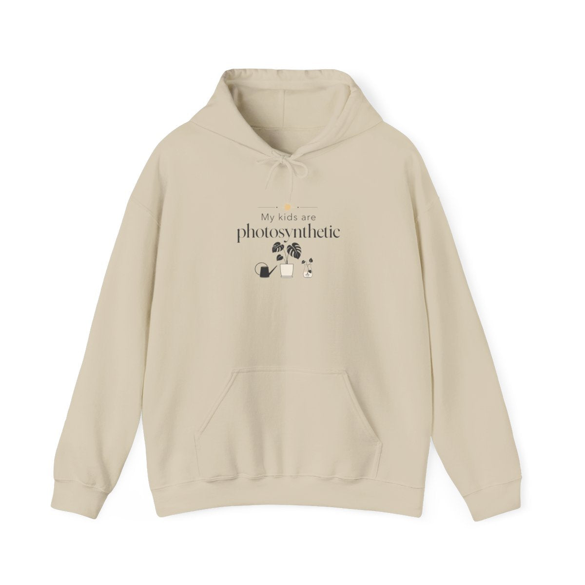 Plant Parent Hoodie — My Kids Are Photosynthetic — plant mom hoodie design
