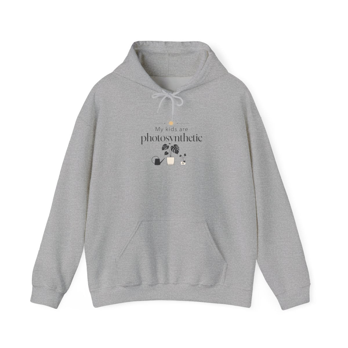 Plant Parent Hoodie — My Kids Are Photosynthetic — plant mom hoodie design