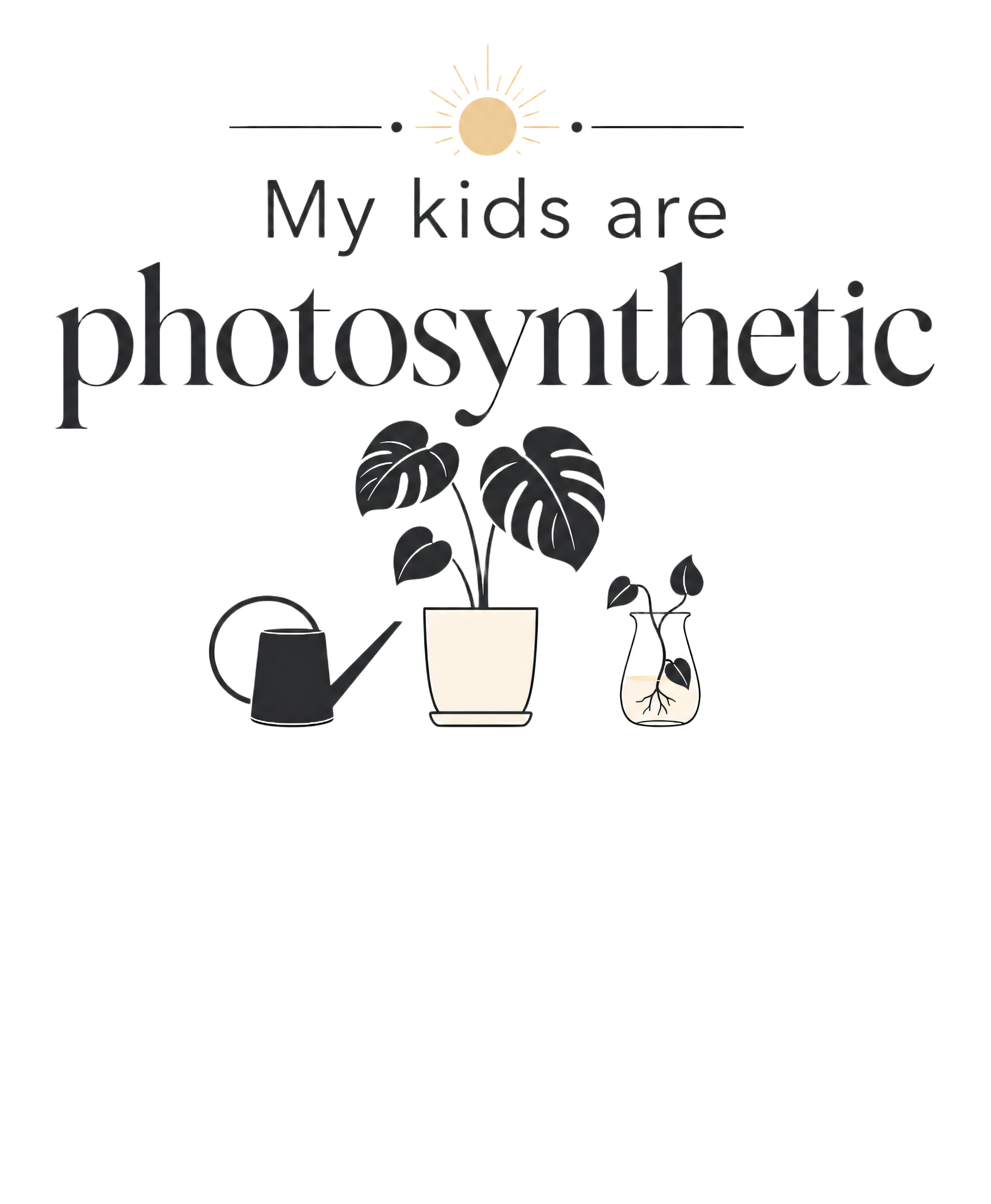My kids are photosynthetic Sticker