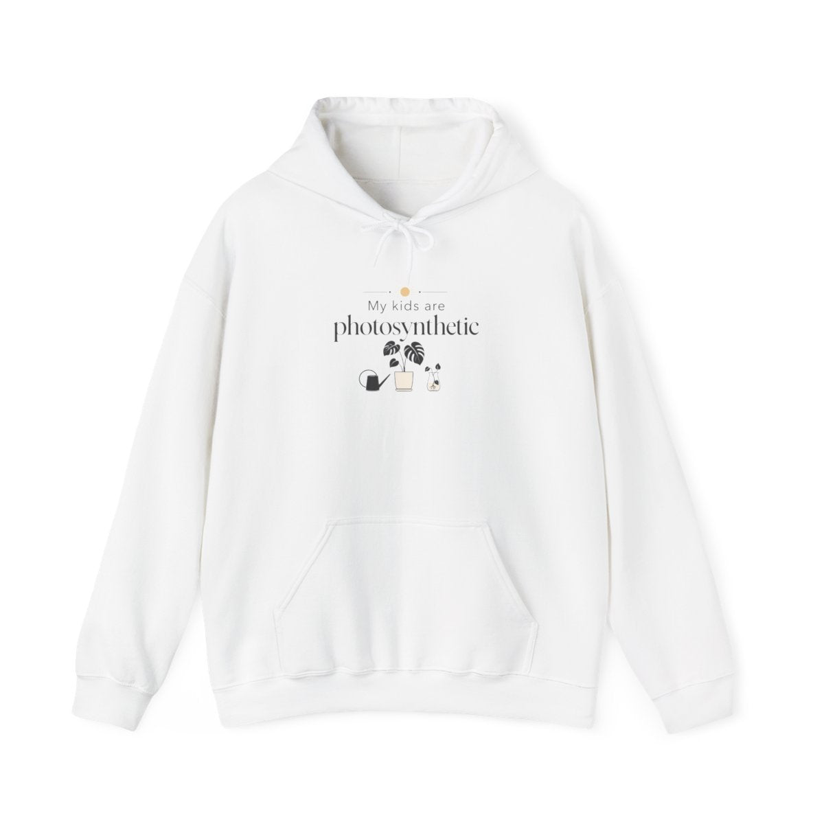 Plant Parent Hoodie — My Kids Are Photosynthetic — plant mom hoodie design