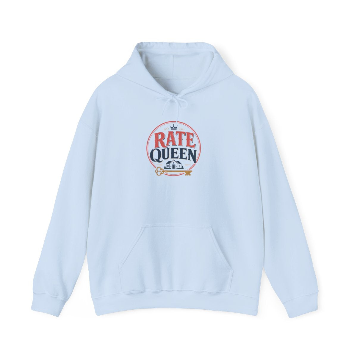 RATE QUEEN Hoodie — Light Blue